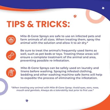 Mite Killer Treatment Spray for Home by Mite-B-Gone - Kills All Types of Mites, Dust, Spider, Rat, Carpet & Bird Mites | Safe for Homes, Furniture & Animals | Non-Toxic | Kid & Pet Friendly | 1 Gal - Image 6