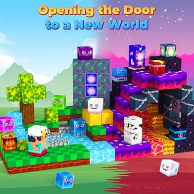Magnetic Blocks Games Building Toys for 3-16 Year Old Boys Girls, Toddler Kids Magnetic Cubes Tiles Sensory Montessori Education Learning Travel Toys Ages 3+ Halloween Birthday Party Favors Gifts - Image 4