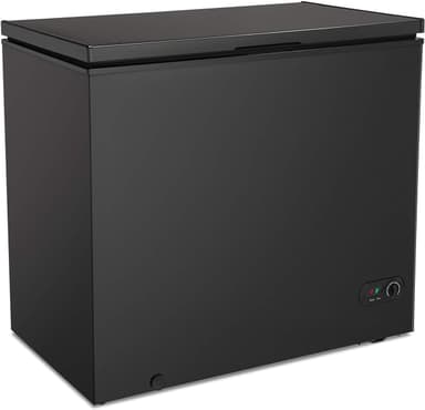 Antarctic Star 7.0 Cu.ft Chest Freezer 6.8℉to -4℉with Removable Basket Free Standing Top open Door Compact Freezer with Adjustable 7 Temperature Defrost Water Drain/Power Saving UL Certified Black - Image 2