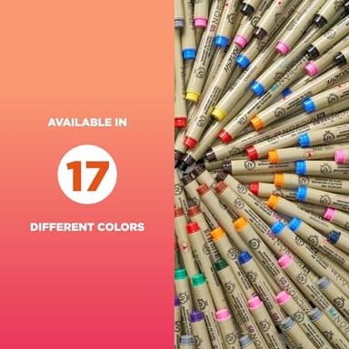 SAKURA Pigma Micron Fineliner Pens - Archival Black Ink Pens - Pens for Writing, Drawing, or Bullet Journaling - Assorted Point Sizes - 6 Pack - Image 6