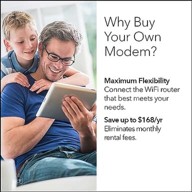 NETGEAR Nighthawk Cable Modem CM1200 - Compatible with All Cable Providers Including Xfinity by Comcast, Spectrum, Cox | for Cable Plans Up to 2 Gigabits | 4 x 1G Ethernet Ports | DOCSIS 3.1, Black - Image 5