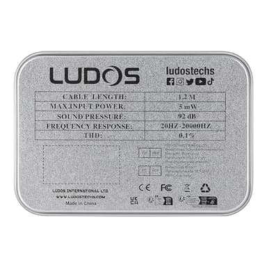 LUDOS Ultra Wired Earbuds in-Ear Headphones, 5 Years Warranty, Earphones with Microphone, Noise Isolating Ear Buds, Memory Foam for iPhone, Samsung, School Students, Kids, Women, Small Ears - Blue - Image 11