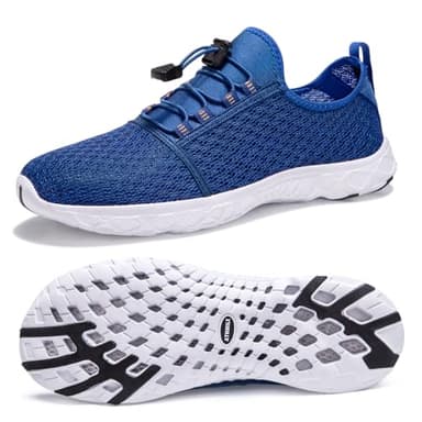 ATHMILE Water Shoes for Men Women Barefoot Hiking Swim River Shoes Adult Lake Pool Aqua Socks Beach Quick Dry for Hiking Surfing Kayaking Sport Accessories Camping Must Haves - Image 1