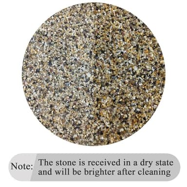 FANTIAN 20lbs Fish Tank Sand, 1/16 inch Small Aquarium Gravel. Decorative Pea Gravel River Rocks for Air Plants, Vase Fillers, Landscaping and Succulent Soil Cover - Image 3