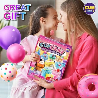 36 Big Cupcake Butter Slime Packs for Girls, FunKidz Two Toned Butter Slime Kit for Kids Party Favors Premade Bulk Slime Toys - Image 9