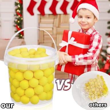100 Rounds Refill Balls Ammo Compatible with Nerf Rival Gun, TiopLior Foam Bullet Ball Replacement Refill Pack Fit for Rival(HIR, High-Impact Rounds) - Image 6