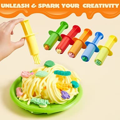 JOYIN 44 Clay Tools Set for Kids, Clay Accessories with Various Plastic Molds, Rolling Pins, Cutters - Image 5