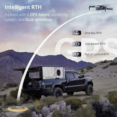 NAFYRE N11 PRO GPS Drone with Camera for Adults 4K UHD, 90 Min Long Flight Time, Long Control Range, Auto Return, Follow Me, Brushless Motor, 5G FPV RC Quadcopter for Beginners - Image 3