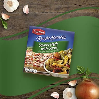 SOUP SECRETS Lipton Recipe Soup and Dip Mix For a Delicious Meal Savory Herb with Garlic Great With Your Favorite Recipes, Dip or Soup Mix 2.4 Ounce (Pack of 12) - Image 12