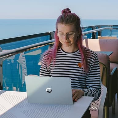 HP 17 Laptop, Intel Celeron N4120 Processor, 17.3’’ HD+ Touchscreen Display, 16GB RAM,1TB SSD, Intel UHD Graphics, Backlit Keyboard, Windows 11 Home, Fatcayes Accessory, Moonlight Blue (Renewed) - Image 7