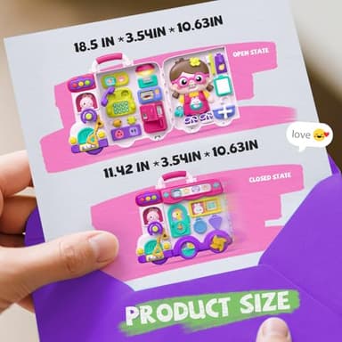Vanvimen Busy Board Montessori Toys Gift for 1-2 Year, Early Educational Montessori Toys for Toddler 1-3, Birthday Gifts Toy for 1 2 Year Old, Ideas 1 Year Old Birthday Gift Toy - Image 7