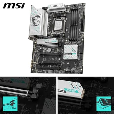 MSI B850 Gaming Plus WiFi Motherboard, ATX - Supports AMD Ryzen 9000/8000 / 7000 Processors, AM5 - DDR5 Memory Boost 8200+ MT/s (OC), PCIe 5.0 x16 & 4.0 x16, M.2 Gen5, Wi-Fi 7, 5G LAN - Image 3