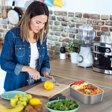 Herrfilk (Only for 1.5L Electric Lunch Box) 1.5L 304 Stainless Steel Inner Container for Electric Lunch Box, Removable Replacement Tray, Easy to Clean, Eco Friendly and Dishwasher Safe - Image 6