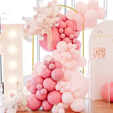 Wokceer 7.2 FT Wedding Arch Backdrop Stand and Arch Cover Metal Arch Stand with Arch Stand Cover for Birthday Party Wedding Ceremony Bridal Baby Shower Event Decor - Image 3
