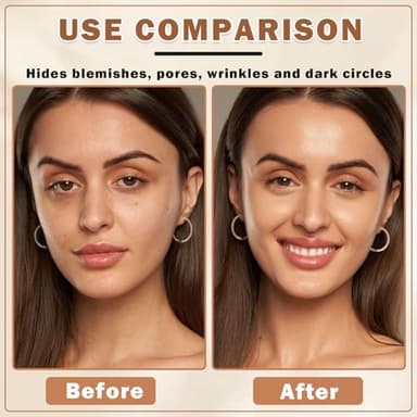 QIUFSSE Air Brush Makeup Foundation,Flawless Airbrush Foundation for Older Women,Teenagers,Middle-aged and Mature Skin,Lightweight Moisturizing,Buildable Coverage for Smooth Radiant Skin (02 Beige) - Image 3