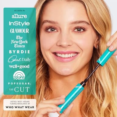 Thrive Causemetics Liquid Lash Extensions Mascara, Tubing Thrive Mascara Lengthening, Volumizing & Curling, Smudge Proof, Washable, No Clumping or Flaking, Vegan & Cruelty Free, Brynn (Rich Black) - Image 7