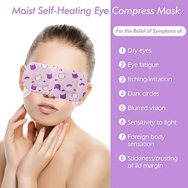 Jekeno Steam Eye Mask, 16 Packs Eye Masks for Dry Eyes, 40-60 Minutes Self Moist Warm Compress Heated Disposable Mask for Sleep, Spa Relaxing Trip Gifts, Travel Essentials for Women Men - Image 3