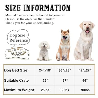 Klamklovf Dog Bed Crate Pad for Small Dogs, Fits 24Inch Dog Crate, Easy Maintenance, Machine Wash (Grey, Small (24'*18'*4")) - Image 6