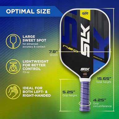 Selkirk Sport Pickleball Paddles | Featuring a Multilayer Fiberglass and Graphite Pickleball Face | SX3 Honeycomb Core | Designed in The USA for Traction and Stability - Image 4