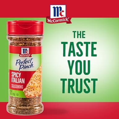 McCormick Perfect Pinch Seasoning, Spicy Italian, For Adding Italian Flavor with a Kick to Pizza, Pasta, Dressings & Sauces, 3.88 oz - Image 20