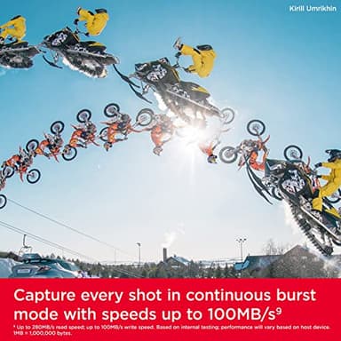 SanDisk 128GB Extreme PRO SDXC UHS-II Memory Card - C10, U3, V60, 6K, 4K UHD, SD Card - SDSDXEP-128G-GN4IN - Image 3