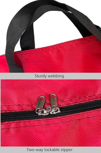 DoYiKe Extra Large Storage Duffle Bag for Travel, Foldable Oversized Giant Big Traveling Red Duffle Bag - Image 3