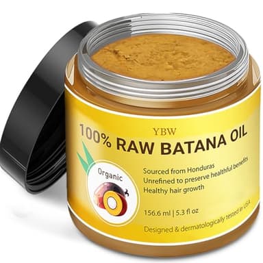 Raw Batana Oil for Hair Growth by Dr. Sebi Organic Raw Honduras Oil - 100% Pure & Natural Botana Paste for Thicker, Stronger Hair for Men and Women - Image 1