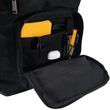 Carhartt 27L Single-Compartment Backpack, Durable Pack with Laptop Sleeve and Duravax Abrasion Resistant Base, Black - Image 5