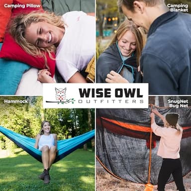 Wise Owl Outfitters Hammock Chair for Adults – Comfortable Portable Folding Rocking Camping Chair with Carry Bag – Great for Lawn, Campsite & Outdoors - Image 9