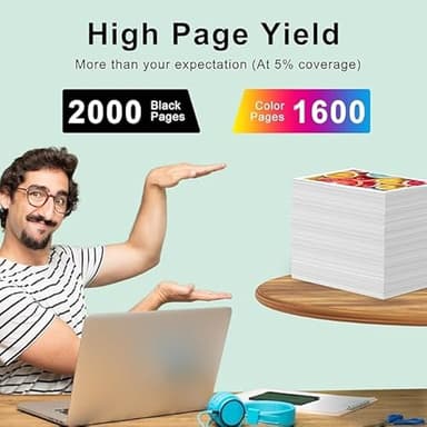 962XL Ink Cartridges for HP 962XL Ink Cartridges Combo Pack Work for HP Officejet Pro 9015e 9010 9025e 9015 9025 9018e 9025e 9020 Printer for HP 962 (4 Pack) - Image 2