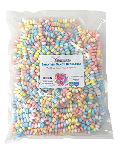 Smarties Candy Necklaces, Unwrapped, 2 Pound Bulk Bag - Image 1