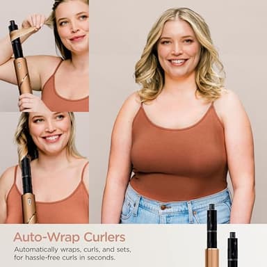 Shark FlexStyle® (Special Edition) | Air Styling & Drying System | Powerful Hair Dryer Brush & Multi-Styler | Auto-Wrap Curlers, Oval Brush, Concentrator, & Storage Bag Included | Copper | HD433CP - Image 3