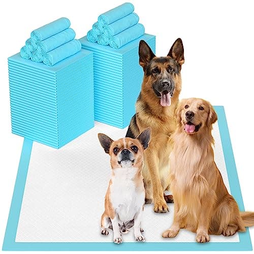 Puppy Pee Pads for Dogs - 32"x36" Extra Large, 60 Count, Leak-Proof & Super Absorbent, Thicken Disposable Potty Pads for Puppy & Cat Training - Image 1