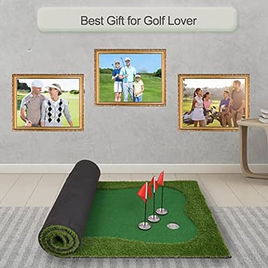 Golf Putting Green, Practice Putting Green Mat, Large Professional Golfing Training Mat for Indoor Outdoor - Image 7