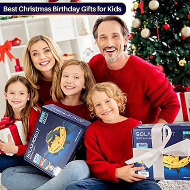 COBFDHA STEM Projects for Kids Age 8-12, Science Kits Boys, Solar Robot Space Toys Gifts 8-14 Year Old Teen Boys Girls, 120Pcs Building Experiments Robots Teenage Ages 9 10 11 12 , Yellow - Image 2