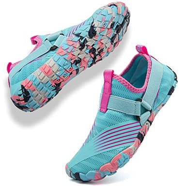 CIOR Kids Boys & Girls Water Shoes Sports Aqua Athletic Sneakers Lightweight Sport Shoes(Toddler/Little Kid/Big Kid) U121WZ559.EL-Light Blue-30 - Image 7
