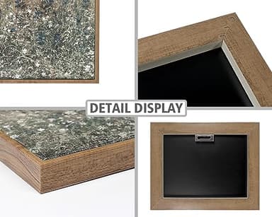 Pinetree Art Framed Canvas Wall Art for Living Room Decor, Vintage Floral Painting Wall Art Prints Rustic Farmhouse Bedroom Bathroom Decor (12" x 16", Blooming White Flowers) - Image 3