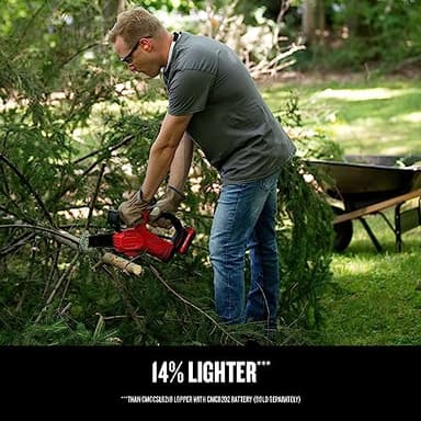 CRAFTSMAN V20 Cordless Pruning Saw, 6" Chain, Small Chainsaw with Battery and Charger Included (CMCCS320D1) (Renewed) - Image 5