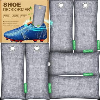 Mayunuo Stinky Sneaker Deodorizer Shoe Freshener for Boots, Soccer Cleats, Lockers, Gym Bags, Cars, Defeat Balls Spray, 6 Pack Shoes Odor Elimination Smell Remover - Image 1