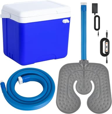 Ice Machine for Knee After Surgery for Post-Surgery Care, Cold Therapy Machine System for Knee and Joint Compression Pad,14-Quart Cooler, Universal-pad - Image 1