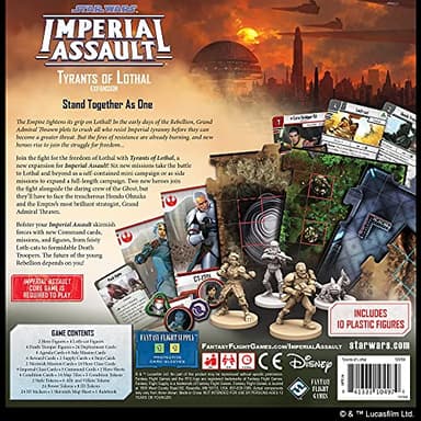 Star Wars Imperial Assault Board Game Tyrants of Lothal EXPANSION - Epic Sci-Fi Miniatures Strategy Game for Kids and Adults, Ages 14+, 1-5 Players, 1-2 Hour Playtime, Made by Fantasy Flight Games - Image 2