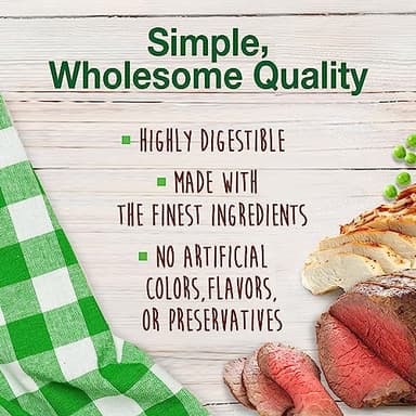 Nylabone Healthy Edibles Natural Dog Chews Long Lasting Roast Beef & Chicken Flavor Treats for Dogs, Small/Regular (12 Count) - Image 3