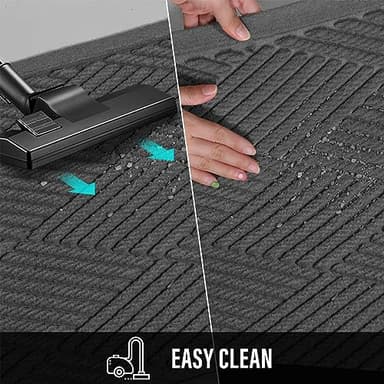 HIYARD Sturdy Front Door Mat, Absorbent Muddy Dirt Resist Welcome Door Mats Outdoor Indoor, Stain and Fade Resistant, Non-Slip Rubber Backing Low Profile Doormat for Entryway, 30×17, Charcoal - Image 7