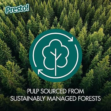 Amazon Brand - Presto! Flex-a-Size Paper Towels, 158 Sheet Huge Roll, 12 Rolls (2 Packs of 6), Equivalent to 38 Regular Rolls, White - Image 7