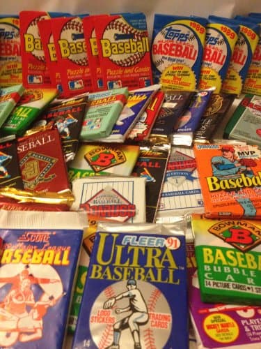 100 Vintage Baseball Cards in Old Sealed Wax Packs - Perfect for New Collectors - Image 2