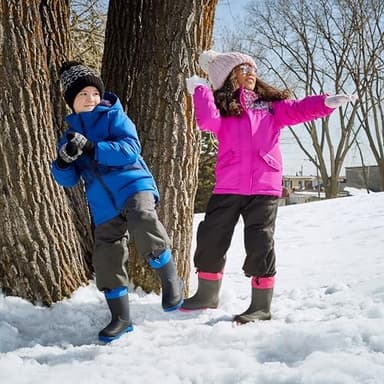 Kamik Snobuster1 Kids Snow Boot - Waterproof Shell & Kids Snow Boots - Adjustable Collar - Insulated Liner - Image 7