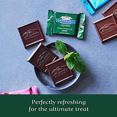 GHIRARDELLI Dark Chocolate Mint Squares, 5.32 Oz Bag (Pack of 6) - Image 4