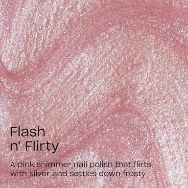 OPI RapiDry Flash n' Flirty | Opaque Soft Pink Pearl Quick Dry Nail Polish | Vegan, Smudge Proof, Fast Drying - Image 3