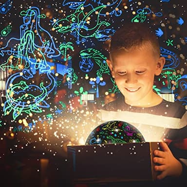MOKOQI Dinosaur Night Light Projector for Kids Toys for Boys Room, 360 Degree Rotation with 17 Colors Dino Projection Light for Toddler Nightlight Lamp Birthday Gifts for Boys Bedroom Decor - Image 2