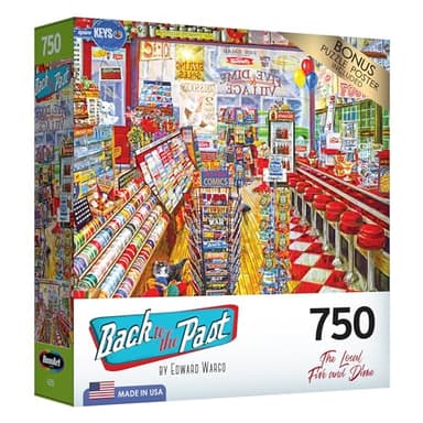 RoseArt - Back to The Past - Local Five and Dime - 750 Piece Jigsaw Puzzle for Adults - Image 2
